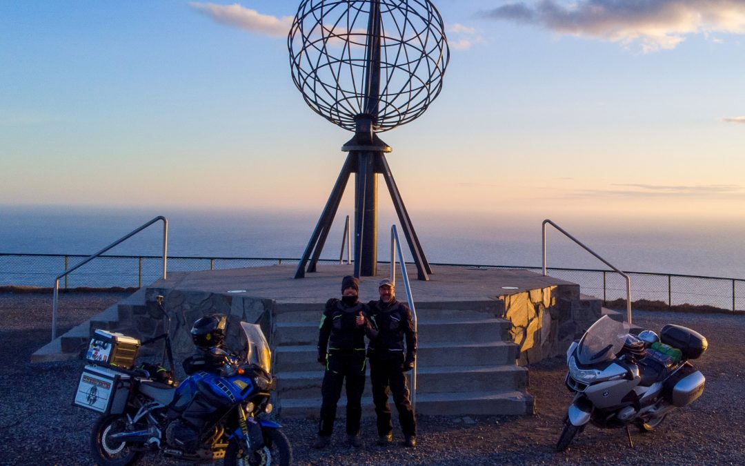 EN MOTO A NORDKAPP; preparación de las motos